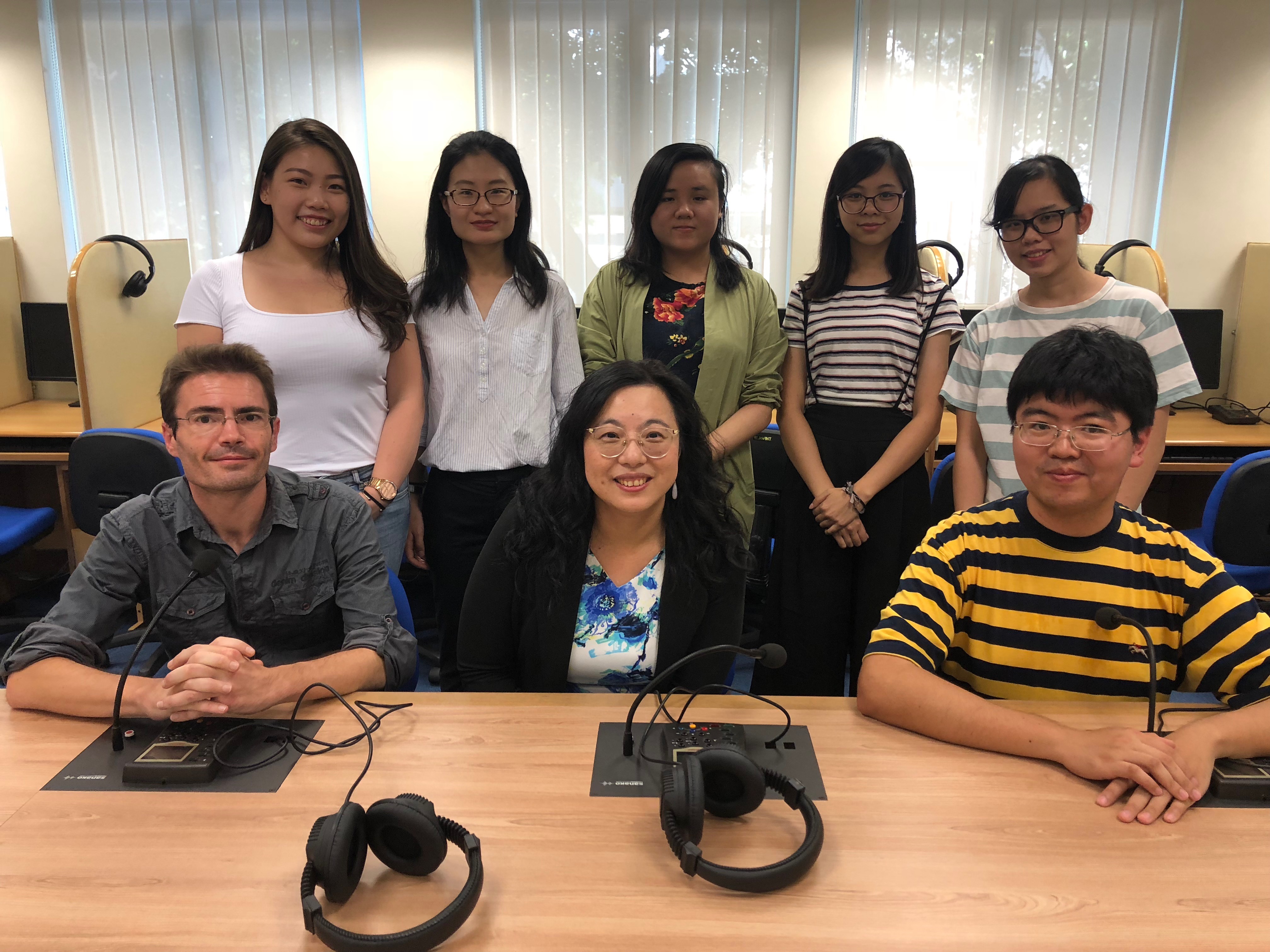 From left to right, front row: Fernando GABARRON BARRIOS, Dr. Jun PAN & William PAN
From left to right, back row: Janny WONG, Alice YANG, Rigel PAK, Tammy TANG & Gladys SHIU
