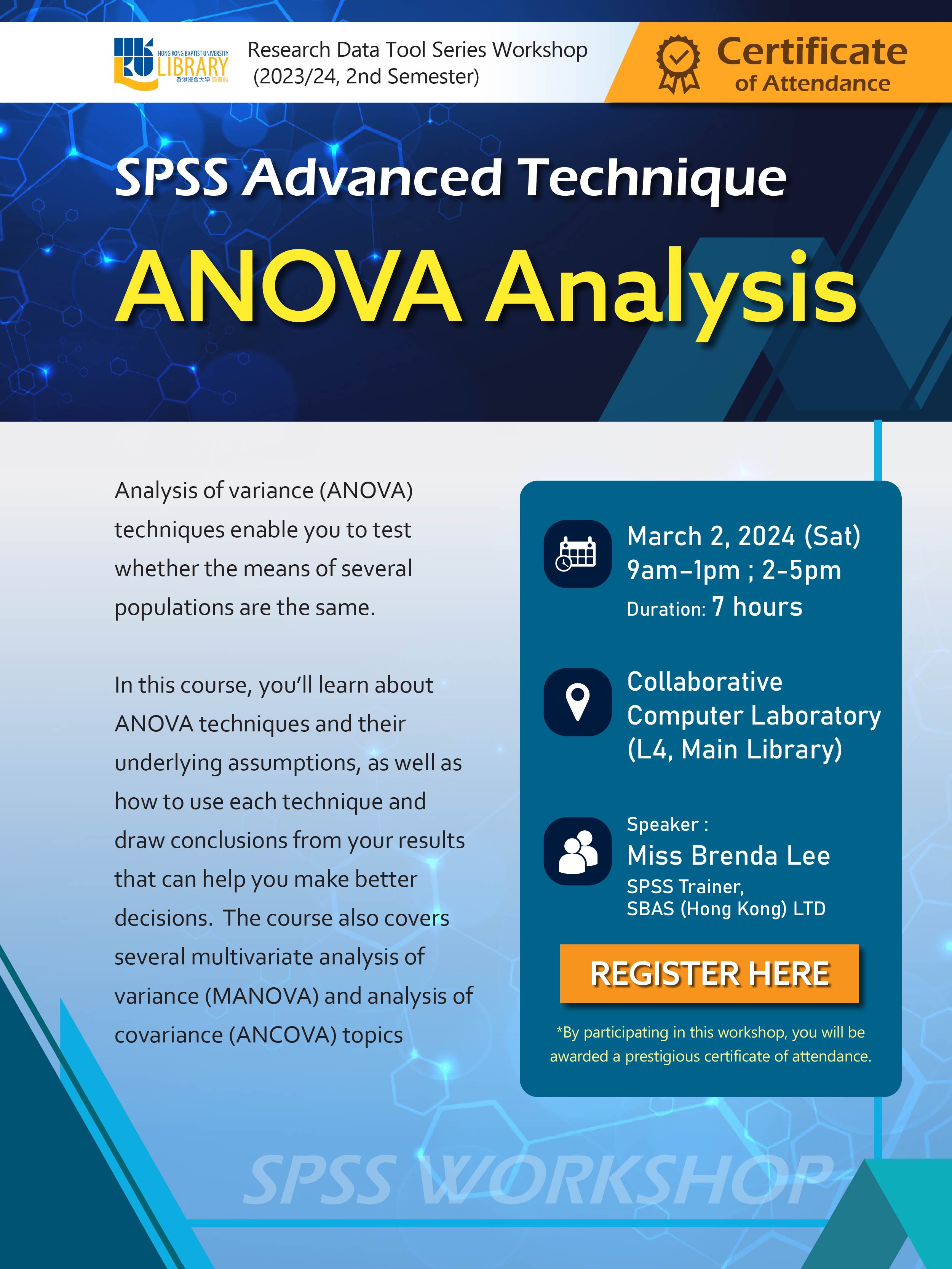 SPSS Advanced Technique: ANOVA Analysis